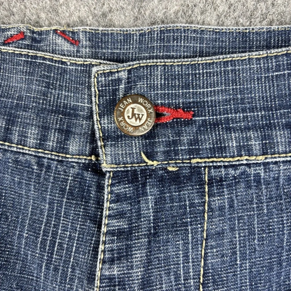 Jean Worx Denim Shorts 40 Men's Baggy Streetwear Skater Y2K Blue 90's Style‎ Hip